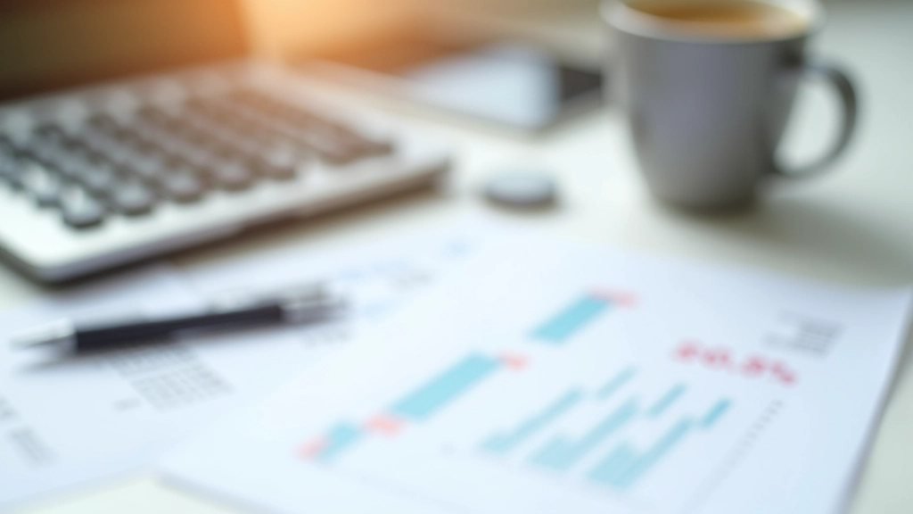 Finanzrechner und Notizen mit Prozentsätzen zur Berechnung von Rentenbeiträgen